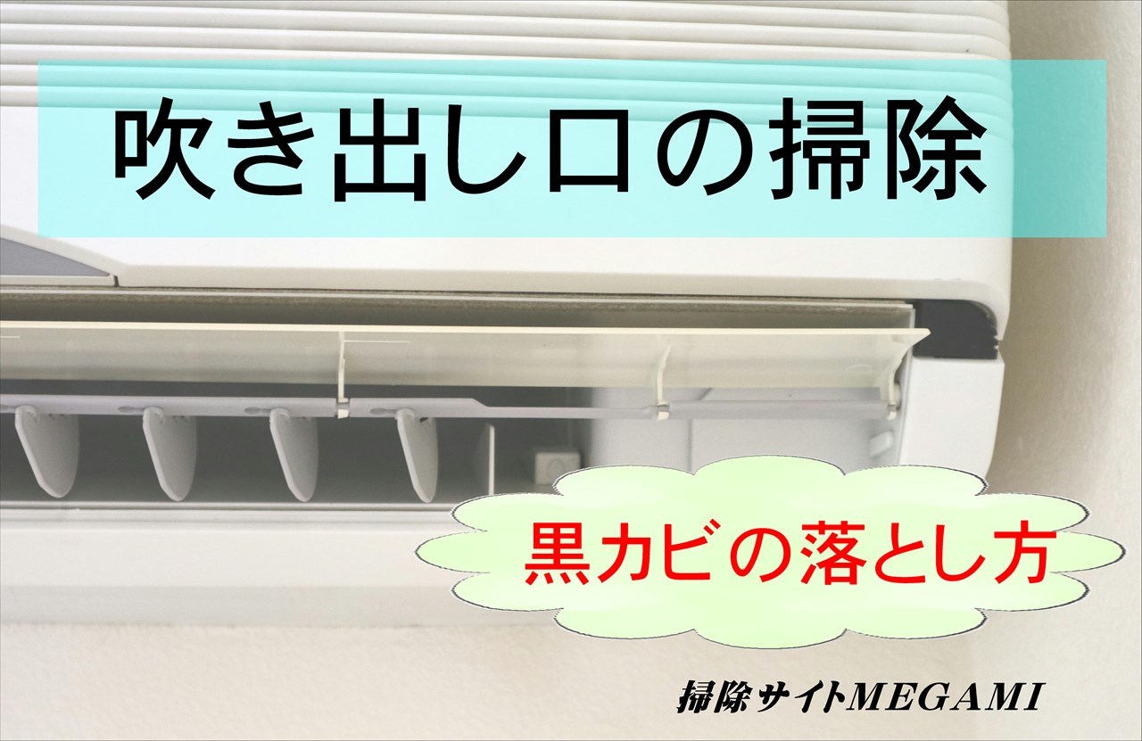 エアコン 吹き出し口についた 黒カビ の落とし方 予防掃除の方法