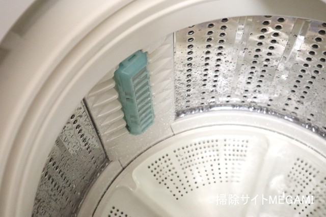 空っぽの洗濯槽