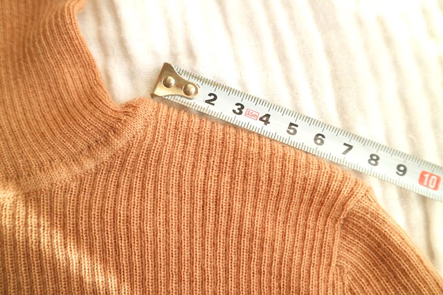 セーターの縮みアフター